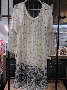 BCL5 SIREN LILY A-Line Floral Dress